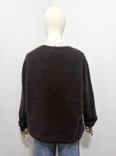 Cashmere blend cardigan, brown