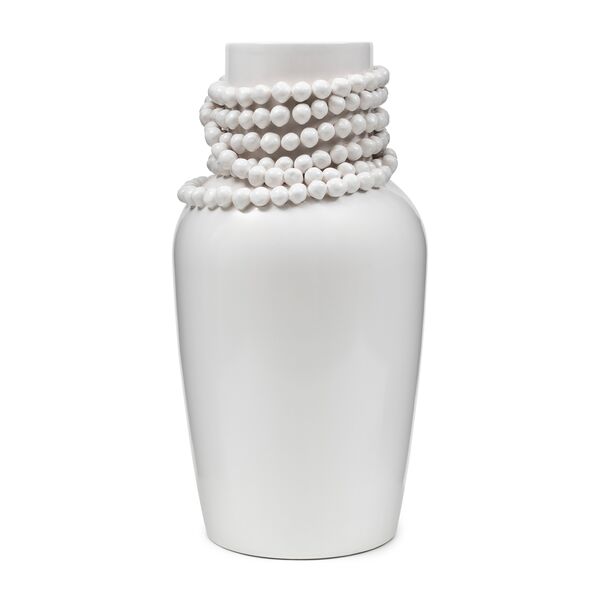 Precious pearl vase L