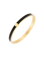 Palermo bangle, black gold