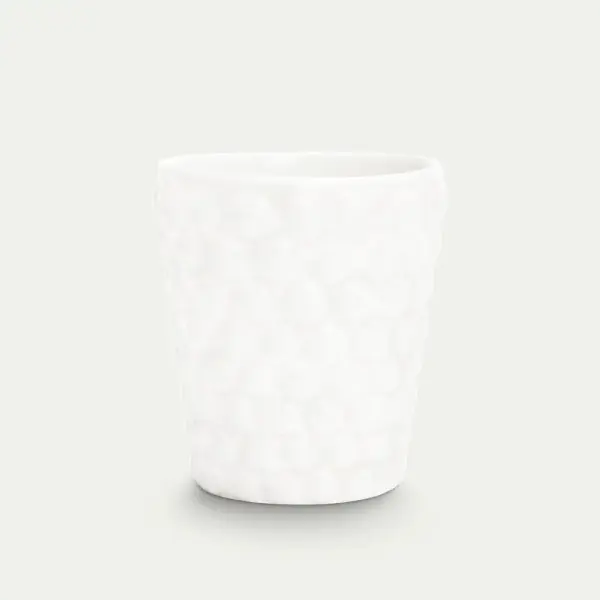 Bubbles mug 8cm, white
