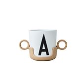 Cup handle, beige