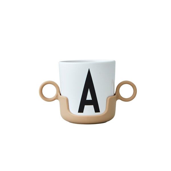Cup handle, beige