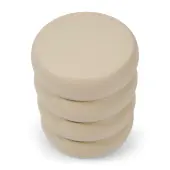 Rose tower end table, warm sand