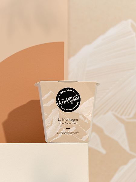 Scented candle refill 200g the mountain