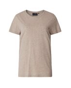 Ashley tee, light brown melange