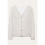 Cornelia mohair cardigan, white