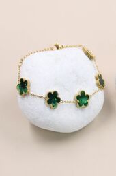 Clover bracelet, vert