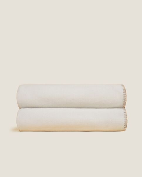 Soft bamboo throw 160x200, snow