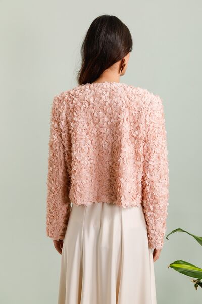 Floral jacket, rose