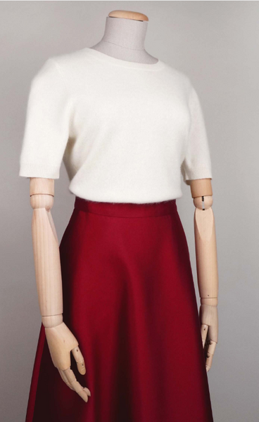 Tilda cashmere sweater, ivory