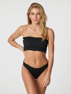 Skin lobster bikini top, black