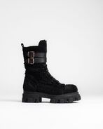 Madison Teddy laceboot, black