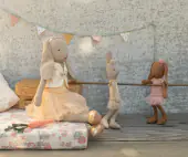 Bunny 1, brown ballet suit