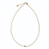 Flora labradorite gold necklace