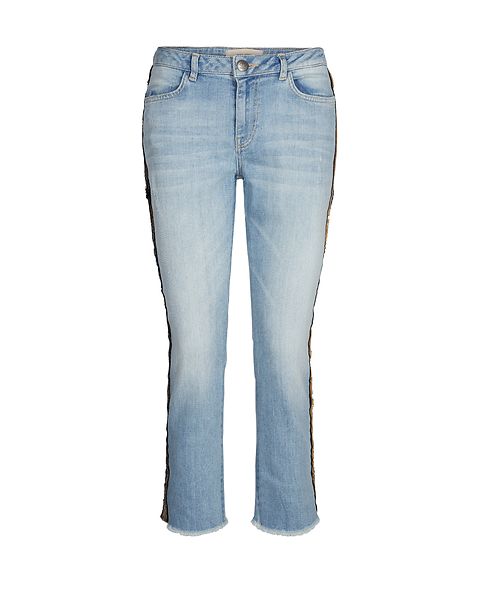 Sunn frill glam jeans, light blue denim