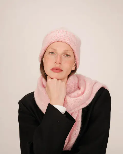 Sagittaire beanie, cristal rose