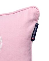 Kids organic cotton velvet pillow 30x40, pink
