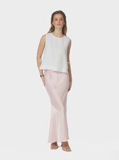 Ninad sateen skirt, light pink