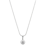 Bead necklace, steel