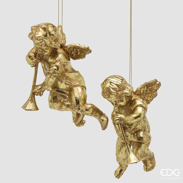 Angel ornament, gold