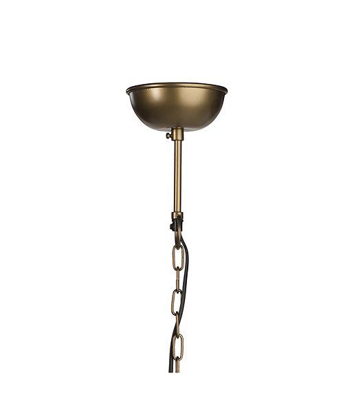 Slim city ceiling lamp, brass
