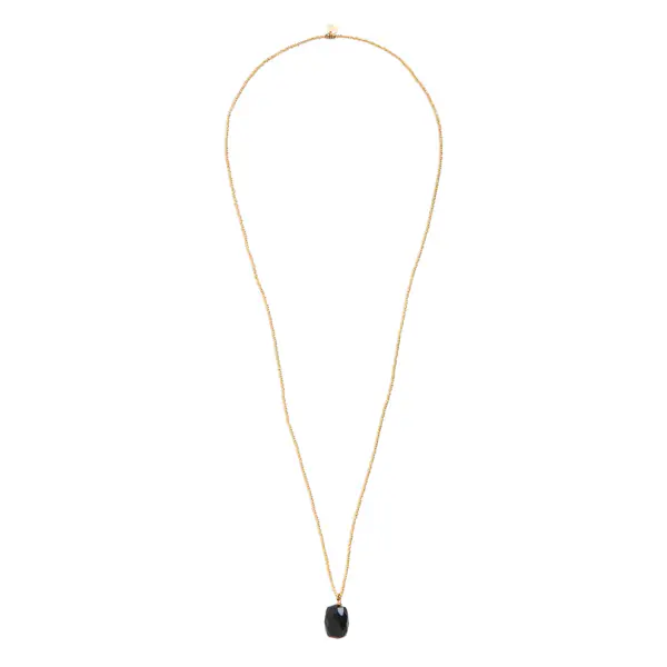 Calm black onyx necklace