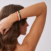 Palermo bangle, black gold