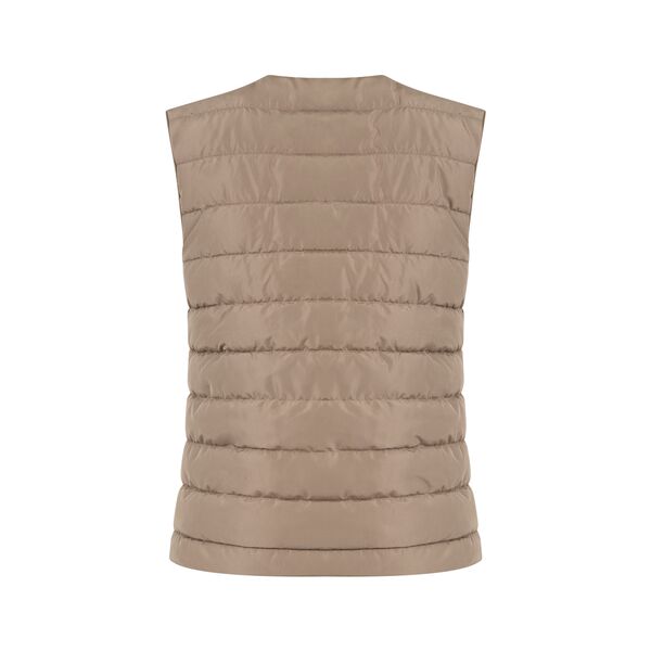 Asta quilted vest, sand