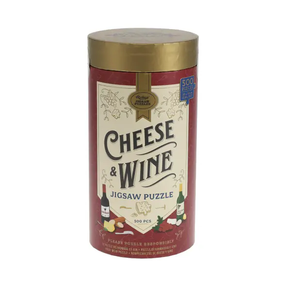 Cheese & wine 500 piece jigsaw puzzle
