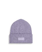 Michelle organic cotton/cashmere blend beanie, lilac melange