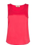 Astrid silk tank top, teaberry