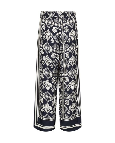 Measa linocut pant long, salute navy