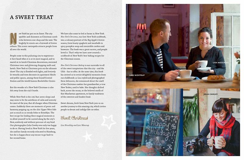 New York Christmas baking