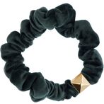 Velvet mini scrunchie, pine