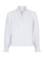 Brielle solid shirt, white