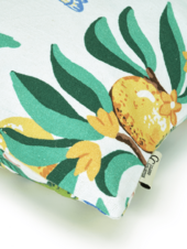 Botanic orange 50x50, white