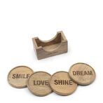 Fun coasters 4pcs