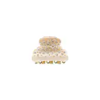Hair claw small, sand