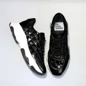 Poppy sneaker, black glitter