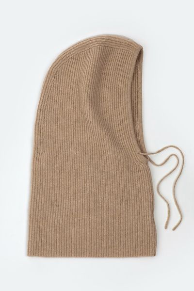 Mimi cashmere hood, oat