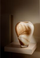 Cloud nine vase, iced coffee