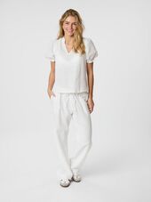 Odesa linen blouse, white