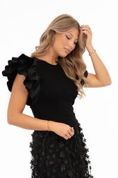 Lois top, black
