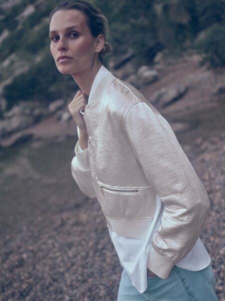 Cate elna jacket, ecru