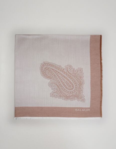 Capri scarf 140x140, desert sand