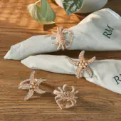 Sealife napkin ring set