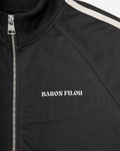 Tracksuit jacket oval backprint Filou CXLVIII, black