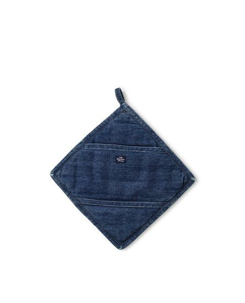 Icons cotton twill denim potholder