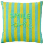 Cushion striped 45x45, smile