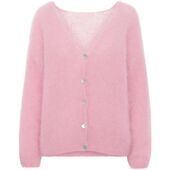 Cornelia mohair cardigan, soft berry